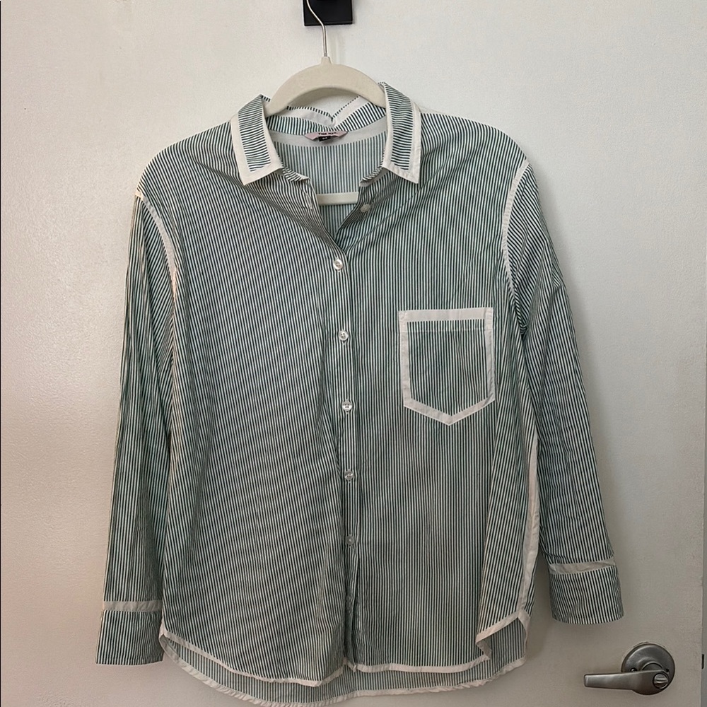 The Kit, Green Striped Shirt